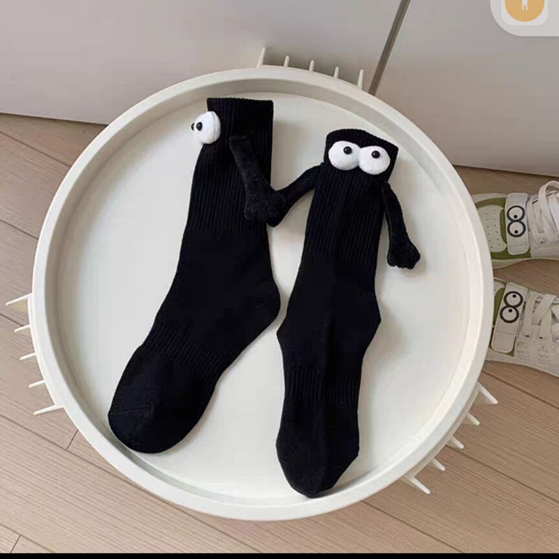 Cute Solid Color Kids' Mid-Calf Socks for Parents & Kids