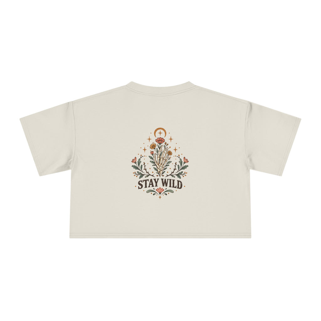 Wild Soul Stay Wild Women's Crop Tee