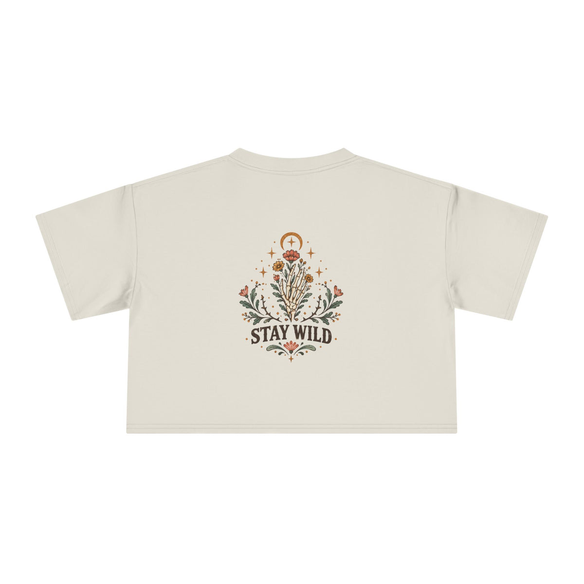 Wild Soul Stay Wild Women's Crop Tee