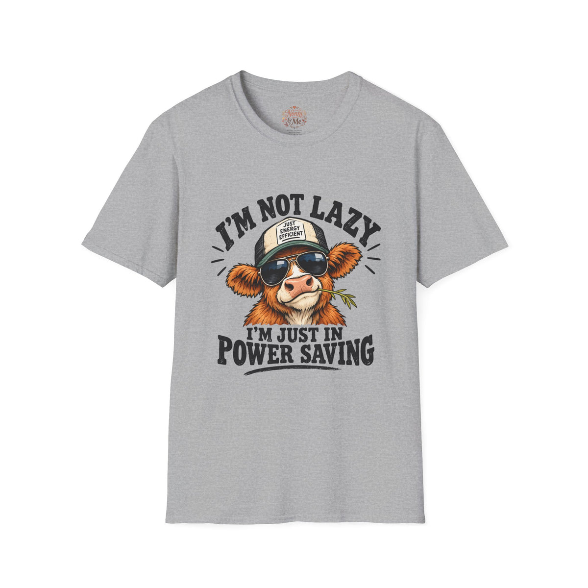 Funny 'Im Not Lazy' Softstyle T-Shirt