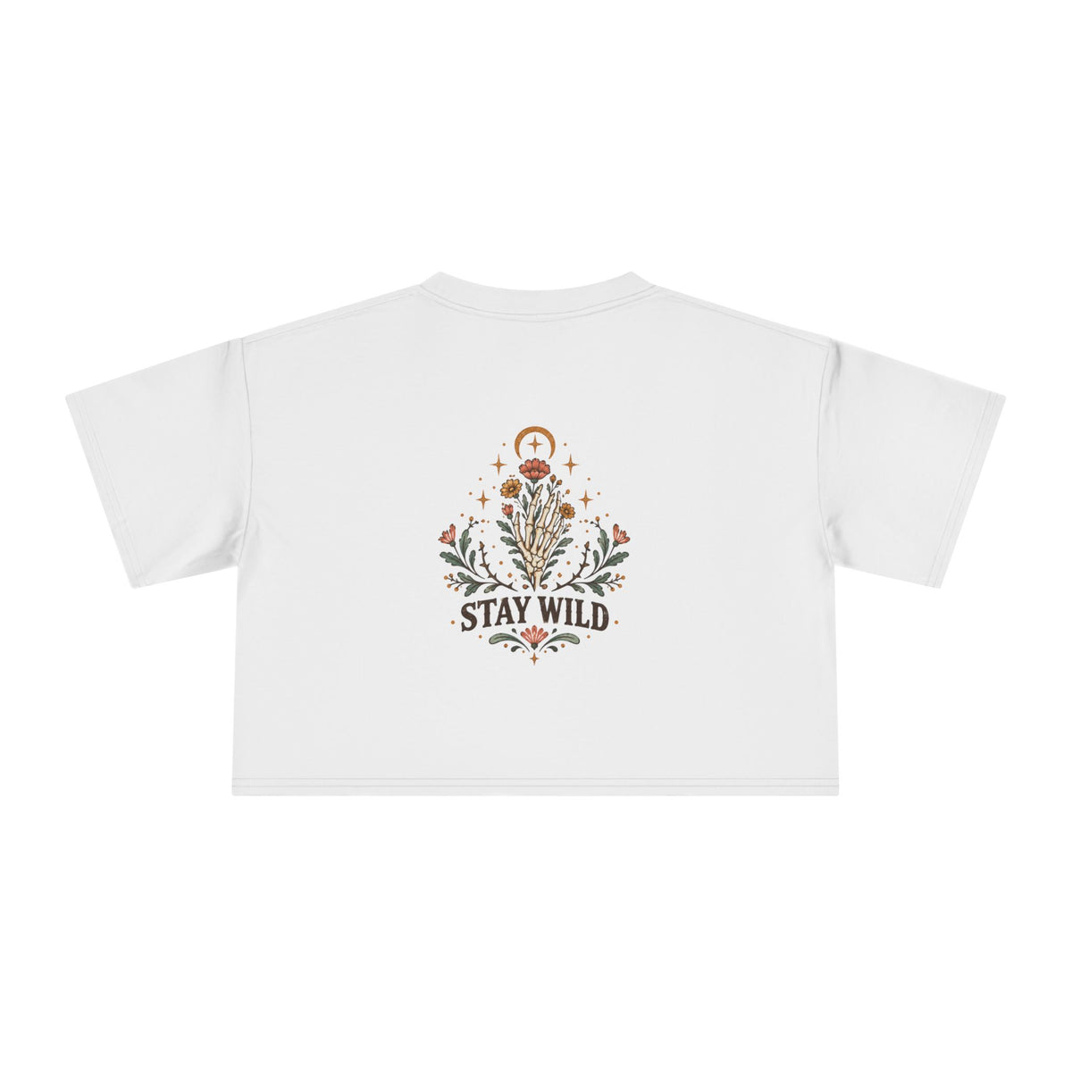 Wild Soul Stay Wild Women's Crop Tee