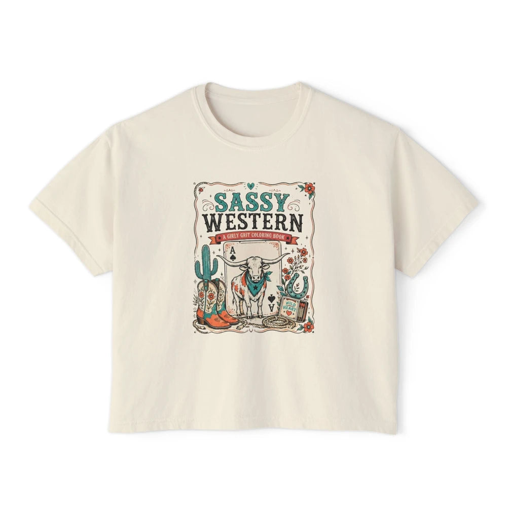 Sassy Western Boxy Tee