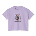 'Keep Your Soul Clean' Cotton Boxy Tee