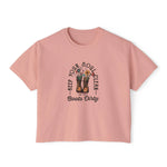 'Keep Your Soul Clean' Cotton Boxy Tee