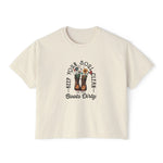 'Keep Your Soul Clean' Cotton Boxy Tee
