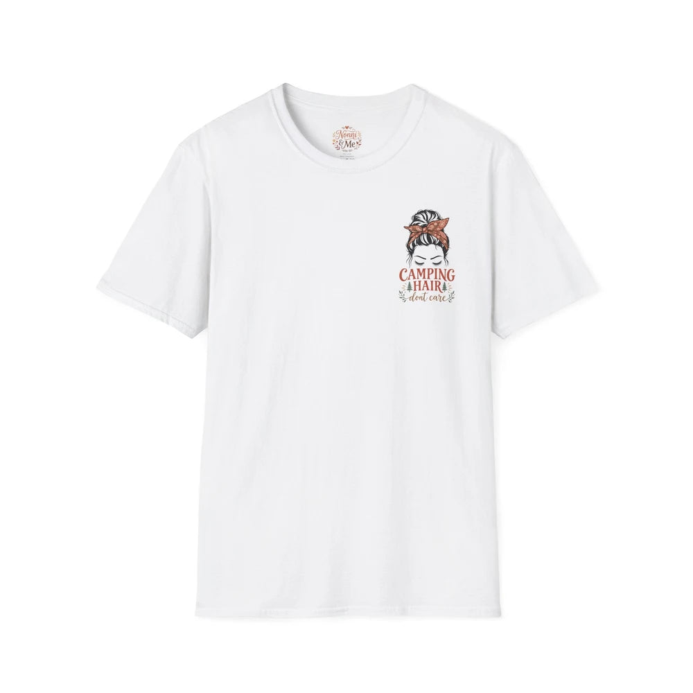 Camping Hair Dont Care Graphic Tee