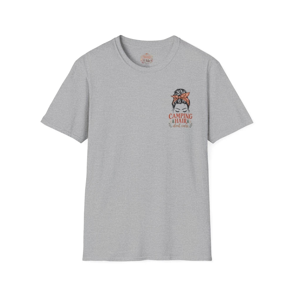 Camping Hair Dont Care Graphic Tee