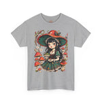 Mushroom Girl Cotton T-Shirt