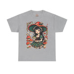 Mushroom Girl Cotton T-Shirt