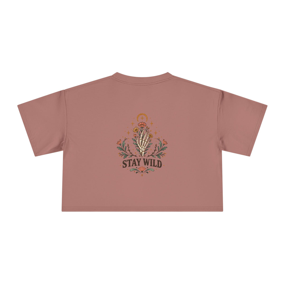Wild Soul Stay Wild Women's Crop Tee