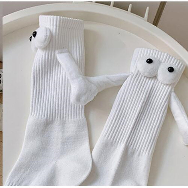 Cute Solid Color Kids' Mid-Calf Socks for Parents & Kids