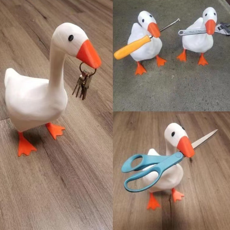 Cross-Border Duck Magnet Key Holder Home Decor