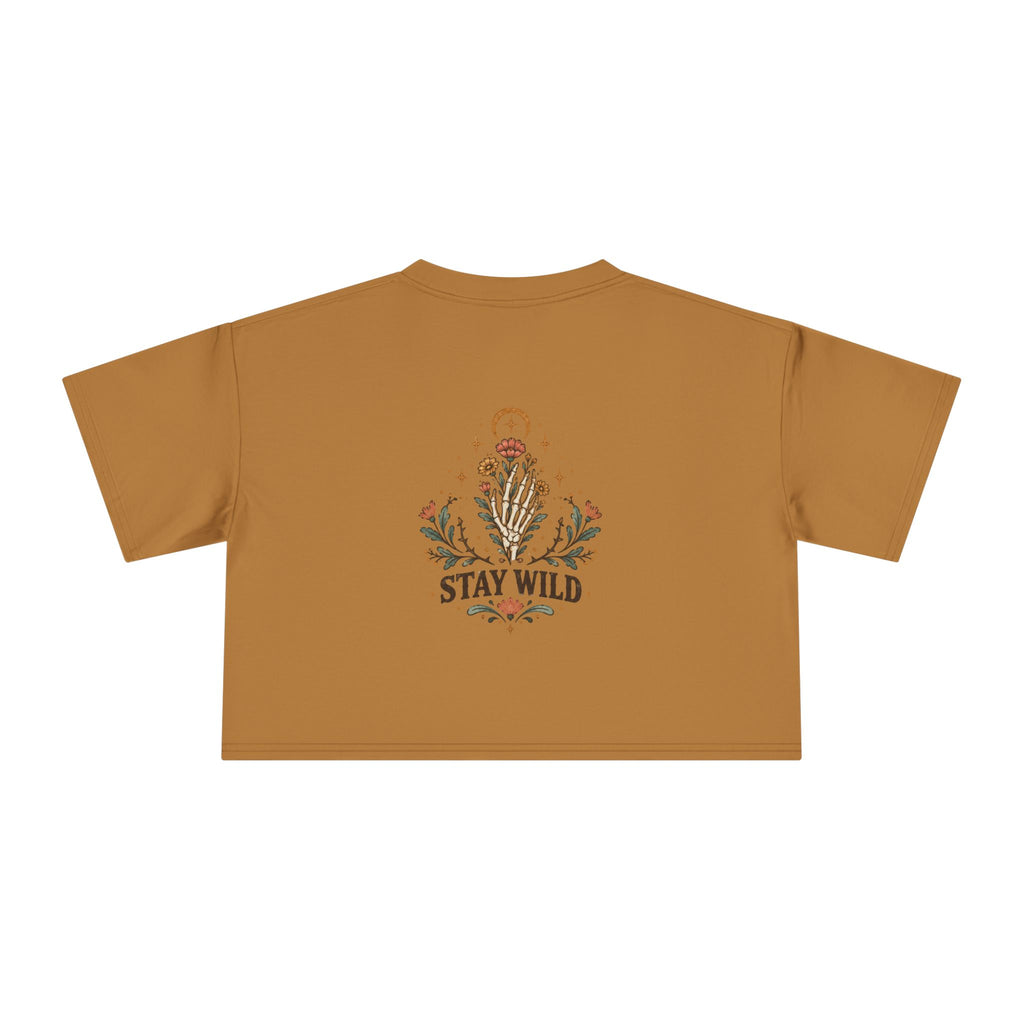 Wild Soul Stay Wild Women's Crop Tee