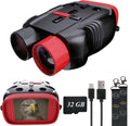 Kids Toys Night Vision Goggles for Kids Ages 5 and Up Gifts for Kids 32GB Card 5X Zoom Kids Camera Night Vision Binoculars for Kids for Kids