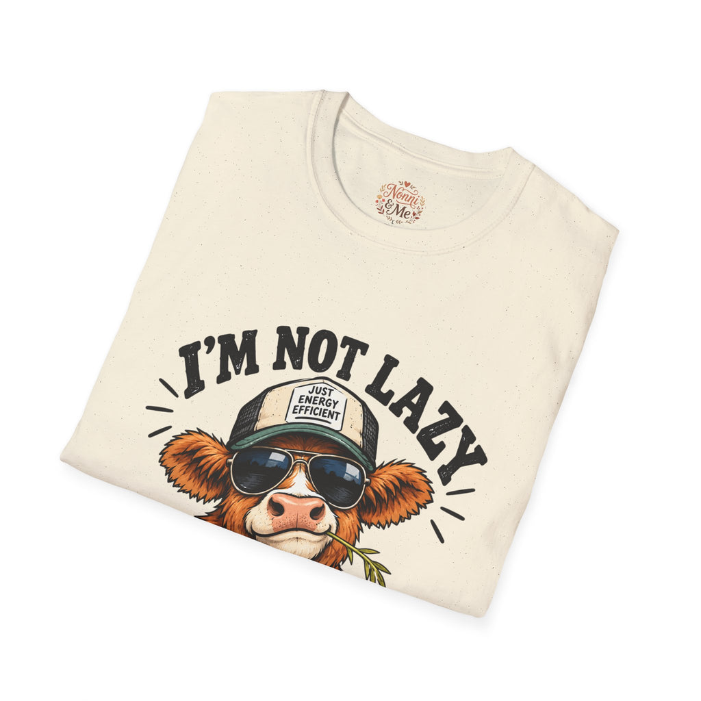 Funny 'Im Not Lazy' Softstyle T-Shirt