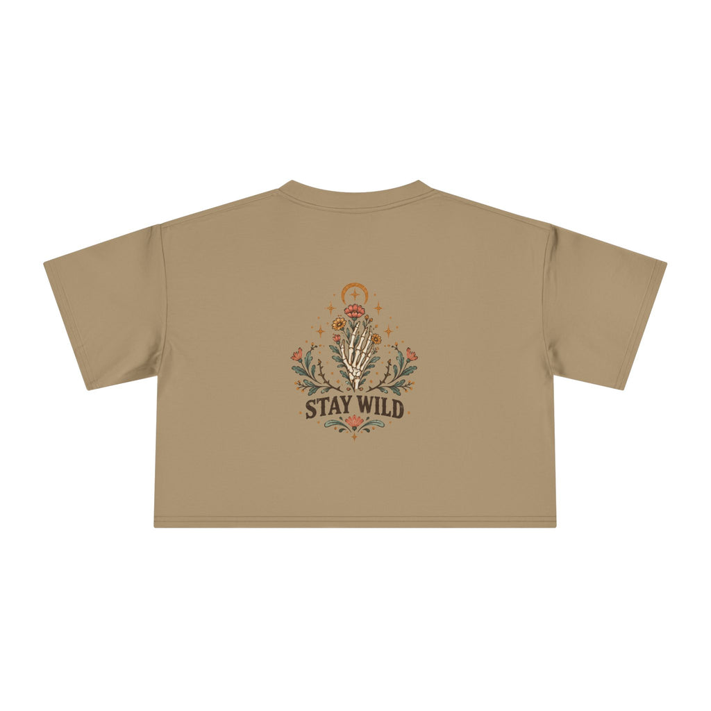 Wild Soul Stay Wild Women's Crop Tee
