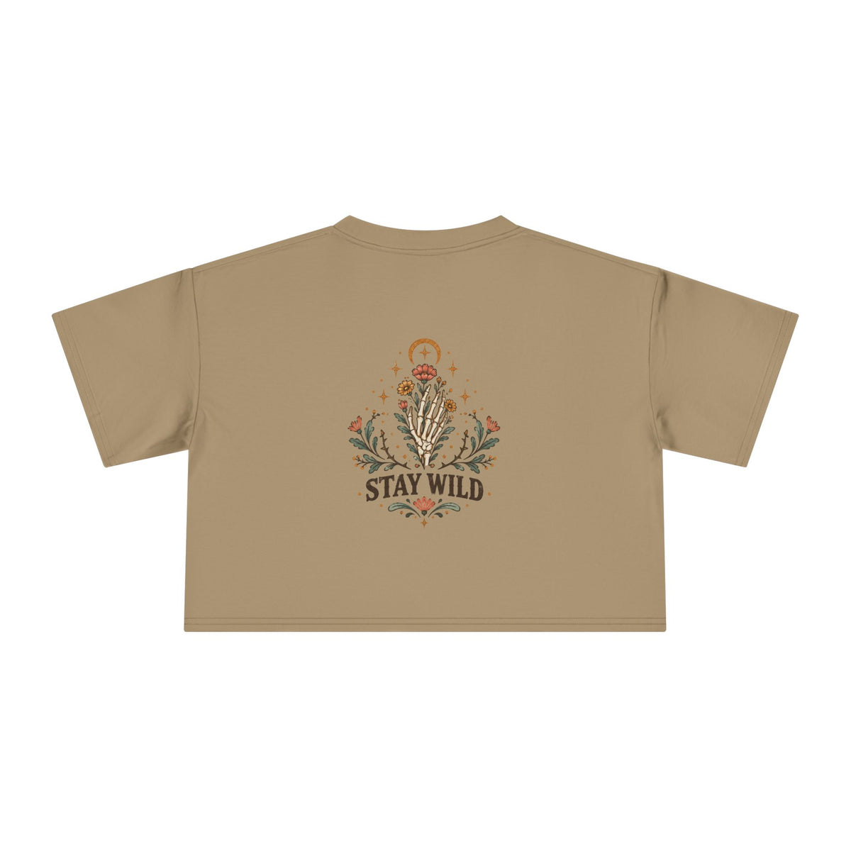 Wild Soul Stay Wild Women's Crop Tee