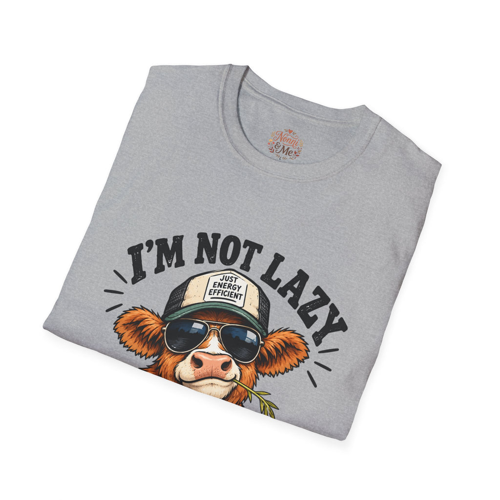 Funny 'Im Not Lazy' Softstyle T-Shirt