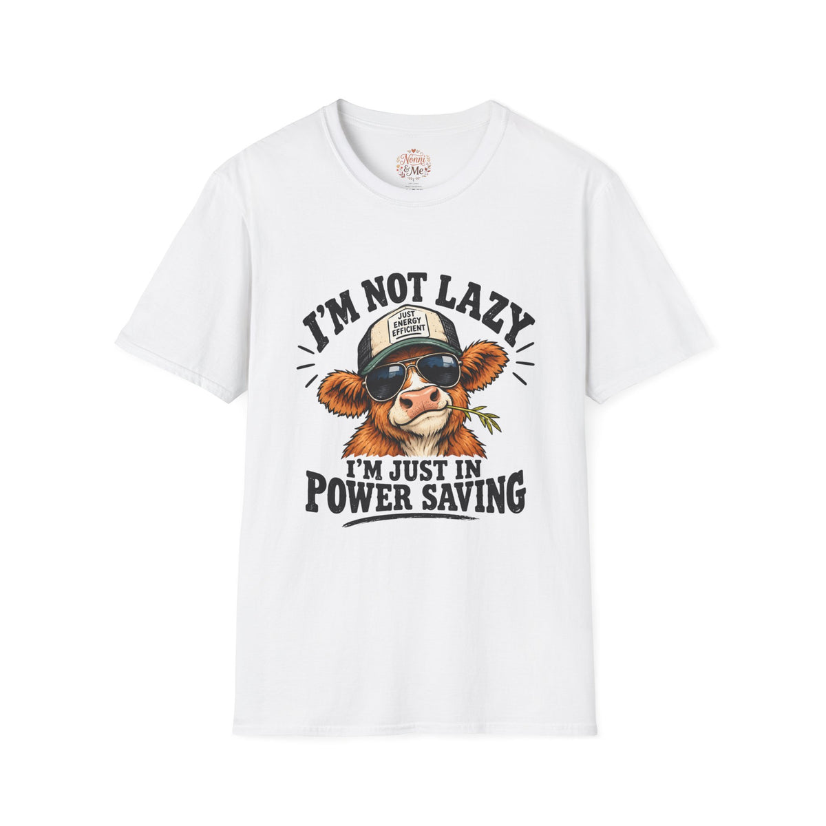 Funny 'Im Not Lazy' Softstyle T-Shirt