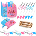 RoundFunny 24 Pcs Kids Baking Supplies for Real Cooking Games Prize Party Favors Valentines Day Gifts for Kids Valentine Party Favors for Kids Baking Cooking Party for Kids (Small)