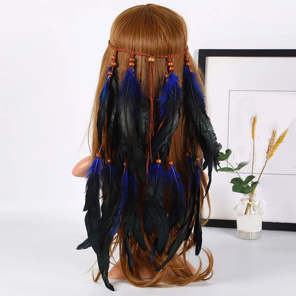 Boho Feather Headband