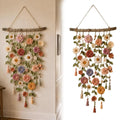 Boho Floral Crochet Wall Hanging