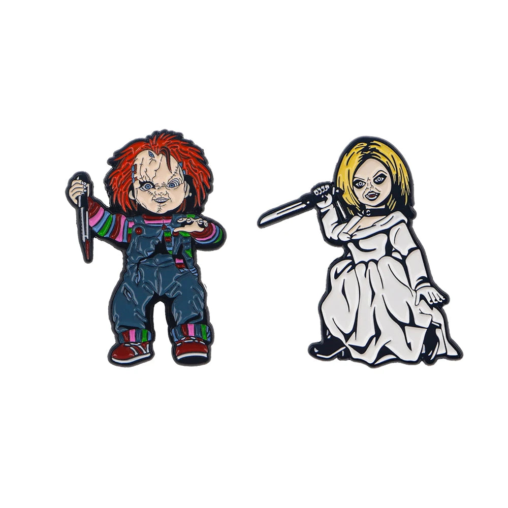 “Chucky” Halloween Enamel Lapel Pin