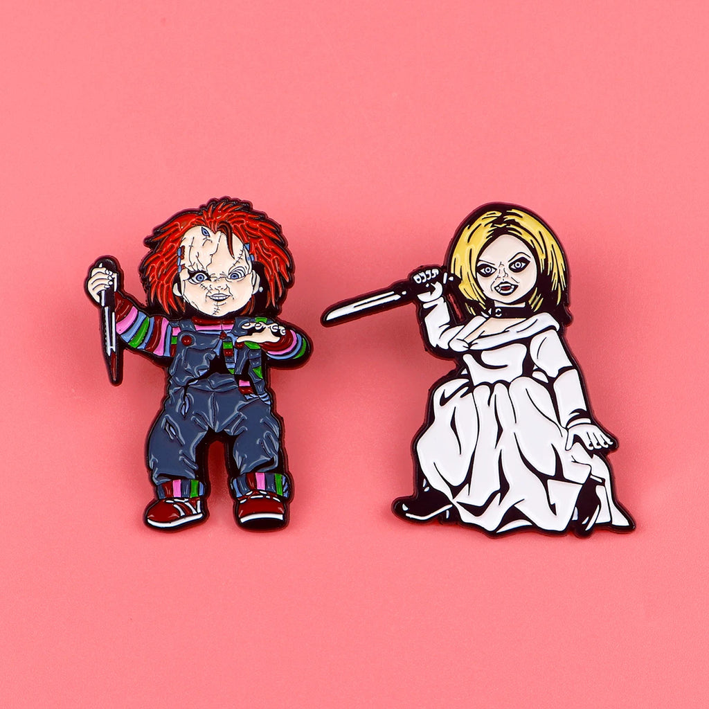 “Chucky” Halloween Enamel Lapel Pin