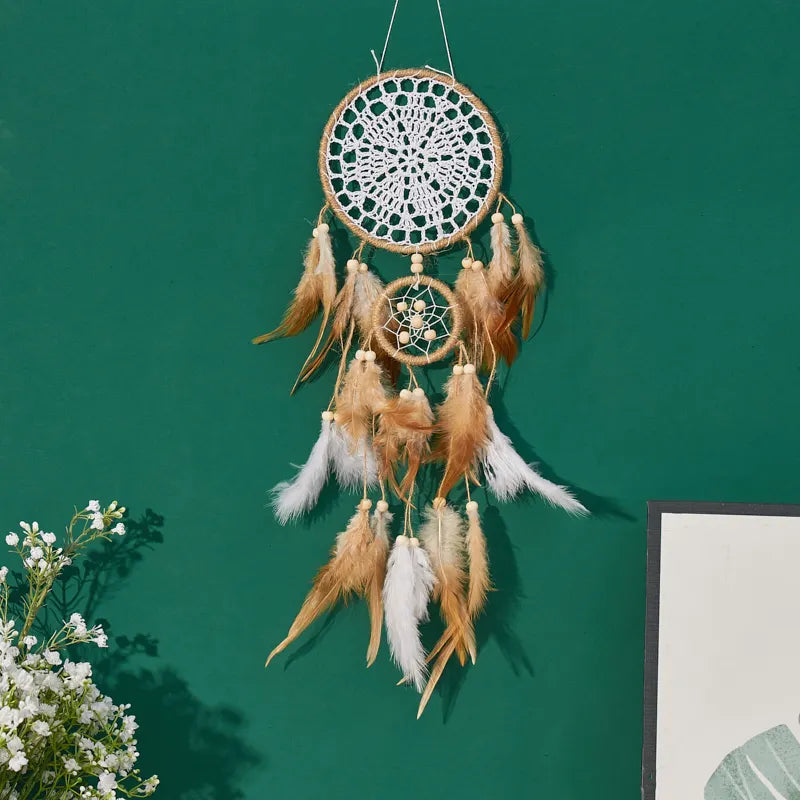 Moon & Sun Dreamcatcher Wall Hanging Set (5pcs)