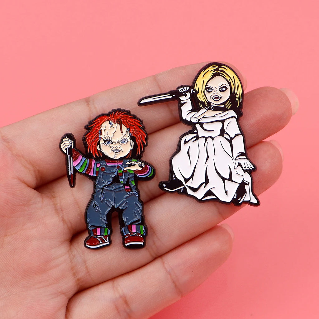 “Chucky” Halloween Enamel Lapel Pin