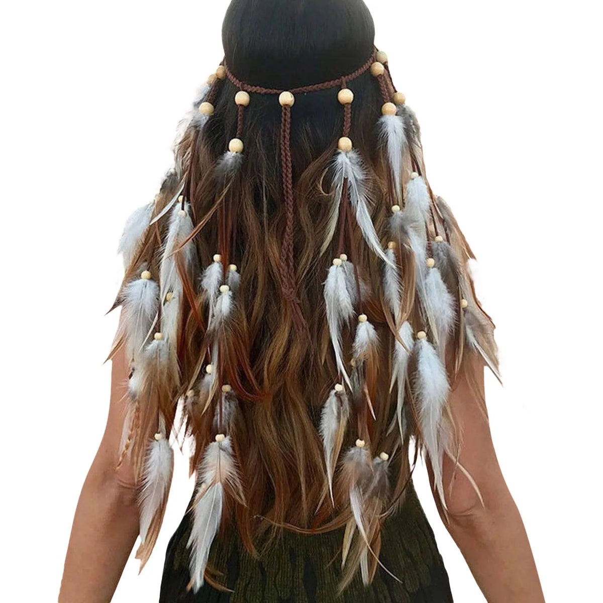 Boho Feather Headband
