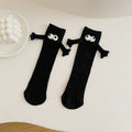Cute Solid Color Kids' Mid-Calf Socks for Parents & Kids