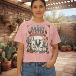 Sassy Western Boxy Tee