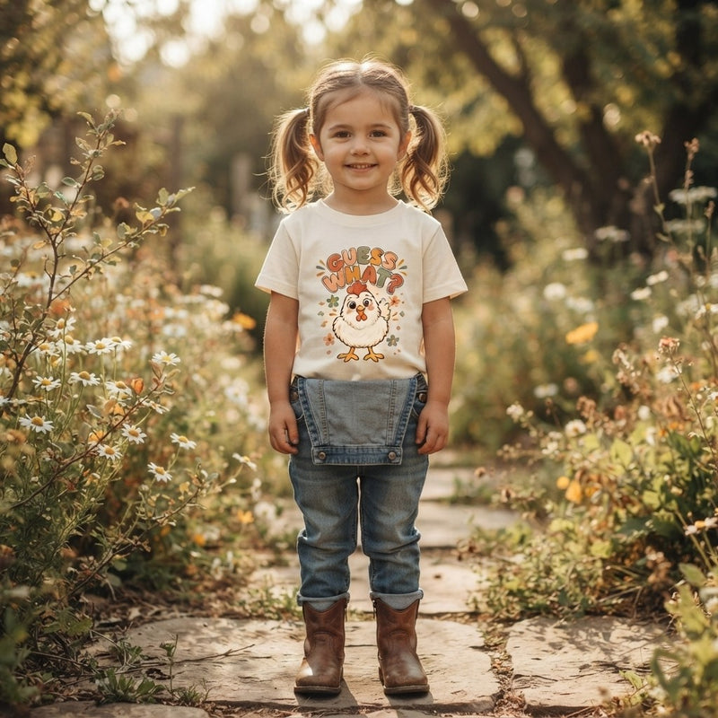 Toddler 'Guess What' Chick Graphic Tee