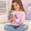 Princess Dino Toddler Sweatshirt