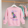 Princess Dino Toddler Sweatshirt