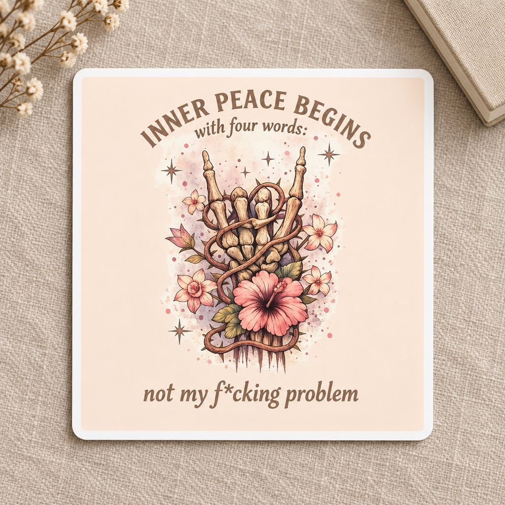 Styled square sticker listing photo